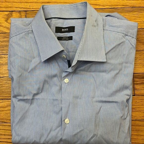 Hugo boss dress shirt size 43/17 - Picture 1 of 7